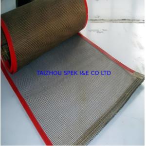 Bullnose Joint PTFE Mesh Conveyor Belt Heat Resistant
