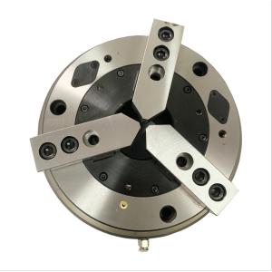 Front Mounted Pneumatic 3 Jaw Chuck Big Hole Diameter