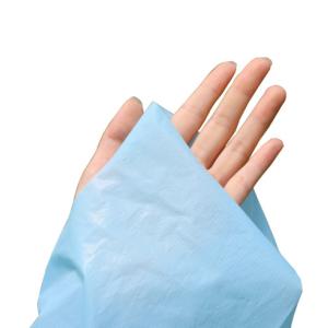 Disposable CPE/PEVA Plastic Gown Long Sleeve Apron With Thumb Loop Cuff