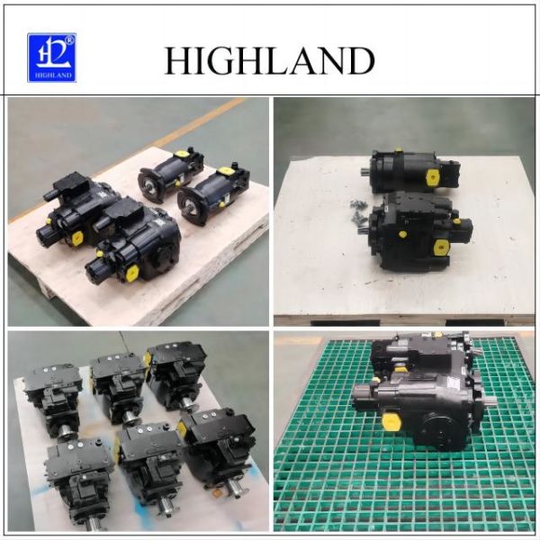 Quality Highland High Displacement Hydraulic Concrete Mixer Piston Pumps wholesale