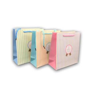 Cheap Cute Fancy Small Brown Gift Bags With Handles Fashionable Appearance for sale