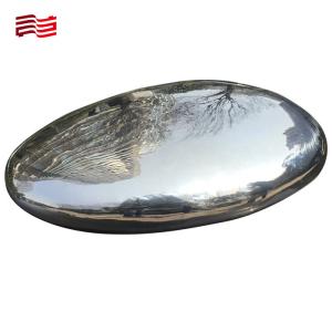 Custom Size Stainless Steel Sculpture Outdoor Rest Seats for Modern Style Art