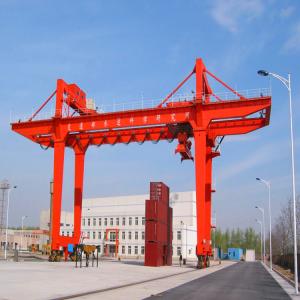 U Type 50T Double Beam Hook Gantry Crane Working Class A6