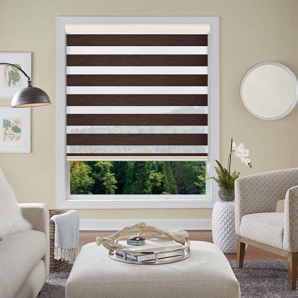Radiation Protection Manual Roller Blind Curtain Zebra Window Blinds Customized
