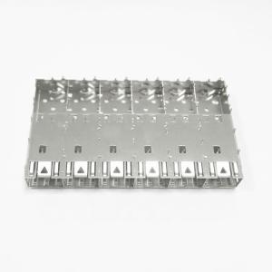 Mounting QSFP28 Fiber Type Speed Data Transmission 1X6 Right Angle QSFP28 Cage