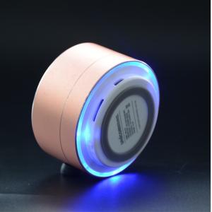 2018 New products A10 mini bluetooth ibastek 3W speaker with colorful LED FM