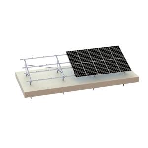 Concrete Ground Aluminium Solar Mounting Structure 88m/S PV Systems