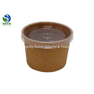 Biodegradable Eco friendly Kraft Salad Paper Bowl with Paper Lid