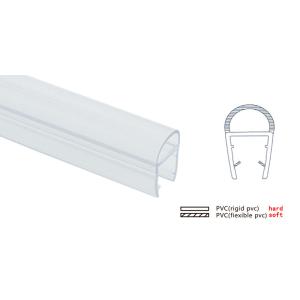 12mm Glass Door Pvc Seal Strip Clear With 2.2 Meters Length