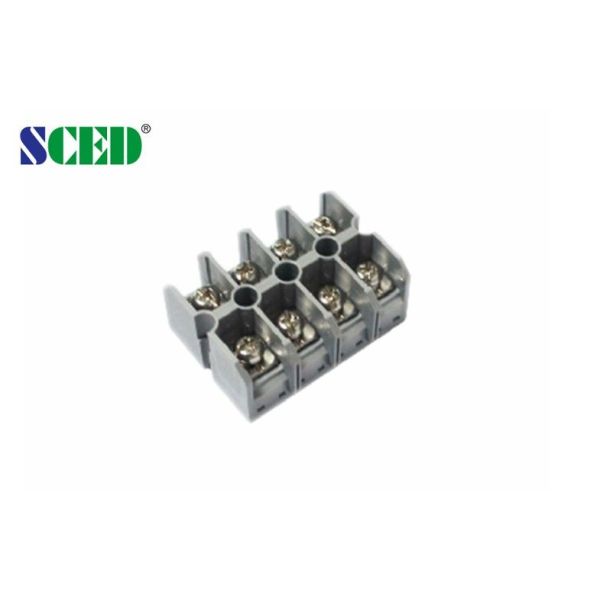 14.50mm Pitch Panel Feed Through High Current Terminal Block 4P Power Screw