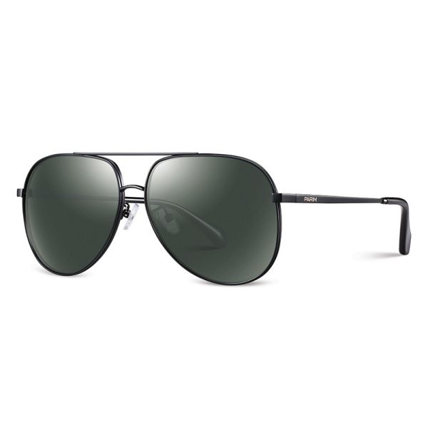 Quality Anti Glare Metal Frame Polarized Sunglasses Size With 145MM Temple Length wholesale