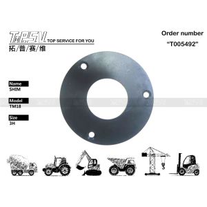 China Excavator Travel 1 Stage Shim Spare Parts Electronics Parts in Steel Material for Machinery Repair Shops and Easy Maintenance on sale