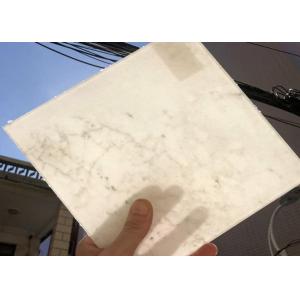 Thin Natural Stone Laminated Glass With Decorative Interlayer