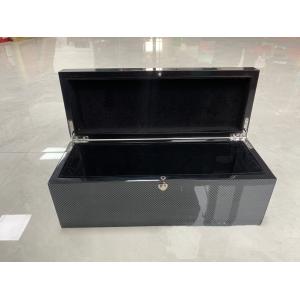 Customizable Black Wooden Wine Gift Box With Glossy Lacquer Finish