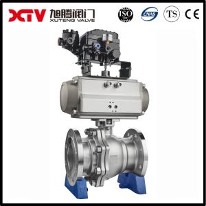 API Certified Xtv CF8/CF8m DIN JIS ANSI Full Port 2PC Industrial Flange Floating
