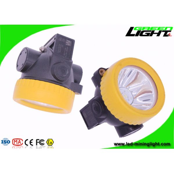 Quality ABS Material LED Mining Cap Lamp High Efficiency 4000 Lux Brightness wholesale