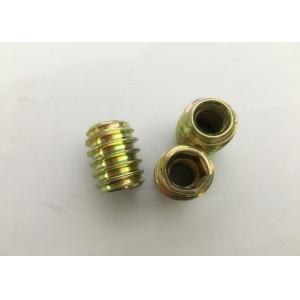 M8*20 Hexagon Drive Wood Insert Nut Made By Iron For Furnitrue