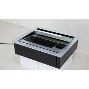 Screen Motorized Flip Up Desk LCD Monitor Lift For Conference Room Table