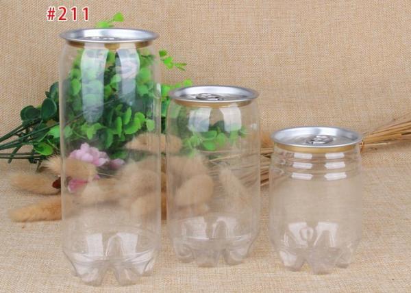 Eco Friendly Drinking Cans Aluminum Easy Open Lid Good Sealing