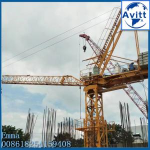 Mast Crane QTD230-5520 Model Luffing Jib Crane Tower 18t Load 51m Height