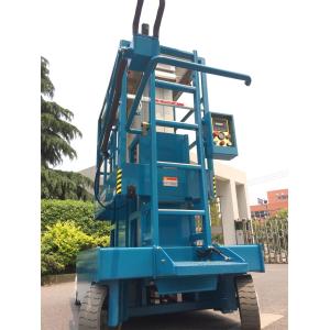 Cheap 10 m self-propelled electric Aluminum vertical manlift double mast lift vertical platform lift aerial work platform for sale