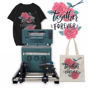 China 300mm T shirt Printing Machine DTF Inkjet Printing Machine With Shaker And Dryer on sale