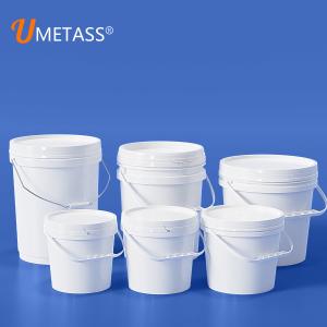 Water Airtight Seal 5 Gallon Plastic Buckets in Various Colors for Lubricant