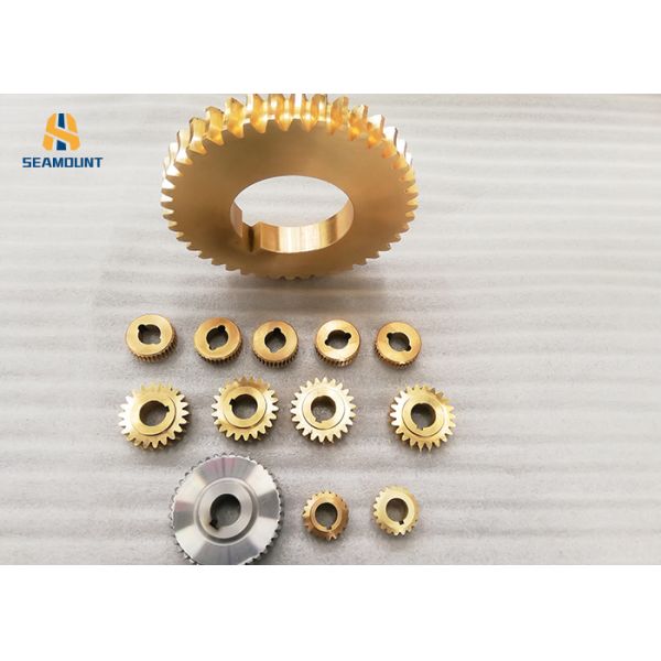 CNC Turning Copper Worm Gear High Wear Resistant High Load Capacity