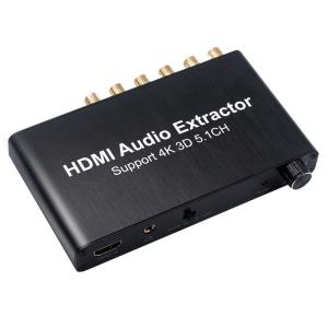HDMI to 3.5mm RCA Analog Audio Converter Extractor Decoder Amplifier for PS4 DVD