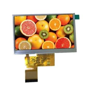 4.3 Inch IPS TFT LCD Panel 6 O'Clock 480x272 Dots ST7282 40 Pin RGB Interface