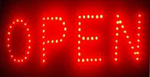 Led Open sign rectangular