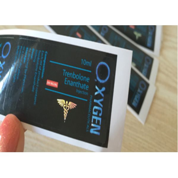 Quality Full Color Printing Medicine Bottle Label For Oxygen tren Enanthate 200mg wholesale