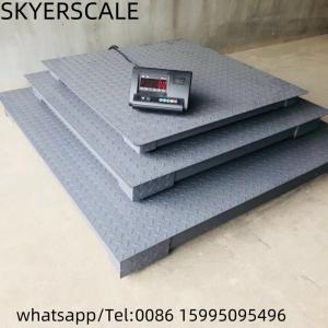 Industrial Floor Scale With Weighing Indicator 500kg Till 5000kg With Printer