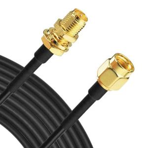 Custom RG 174 SMA Male to SMA Female Assembly Jumper RF Adapter Connectors