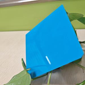 Opaque Blue Polycarbonate Solid Sheet 1mm-10mm High Impact Resistance