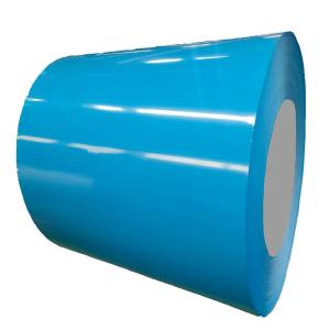 Color Coated Rolled Prepainted Galvanized Steel Coils 1350mm Painted Blue