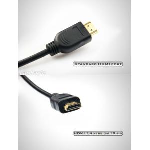 0.5M HDMI to Mini HDMI 1.4v right angle 90 degree cable for HDSLR video shooting