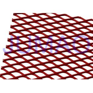 Cold Rolled Plate Expanded Metal Sheets With Diamond Openings Stretch Mesh