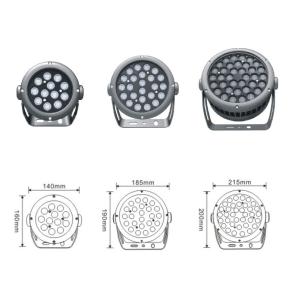 DMX512 LED Landscape Spot Lights IP65 24VDC EMC With Optional Honeycomb Louver
