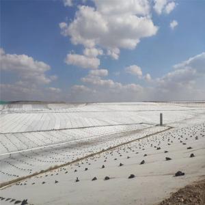 Geotextile Design Style Polyester Long Fiber Needle Punched White Color Non