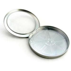 Window top lid CD tin case