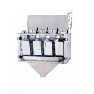 Semi Automatic 3000ml 5.4" HMI Interface 4 Head Linear Weigher For Bean Tea