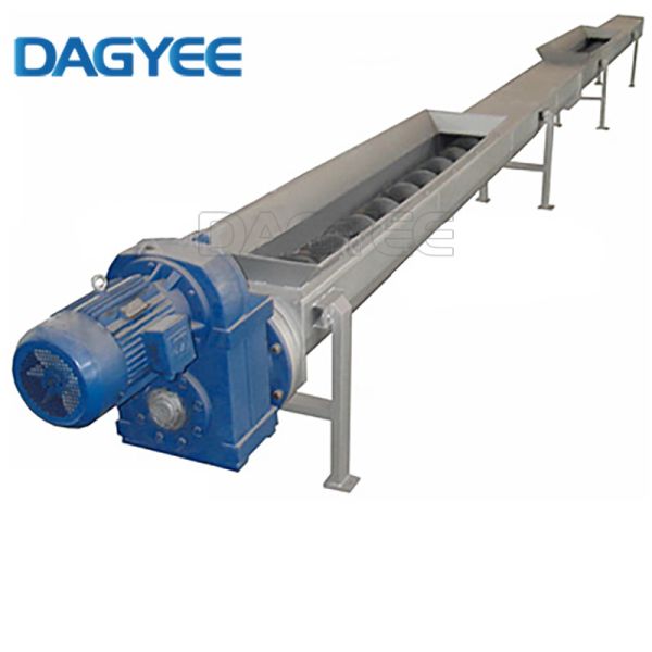 Shaftless Screw Conveyor For Dewatered Sludge