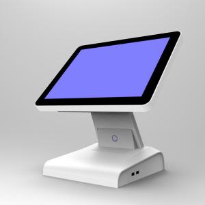 Desktop Lightweight Touchscreen POS Terminal Windows Android With Two Display
