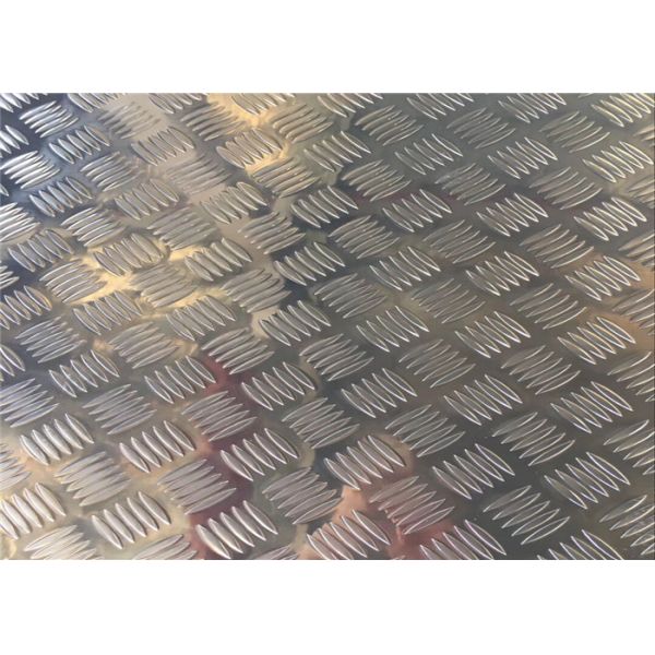 Quality Anti Slip Embossed Aluminium Sheet Corrosion Resistance Temper T6 / H24 / H14 wholesale