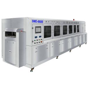 DI water PCBA in line spray cleaning system for water soluble flux PCBA