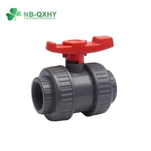 Socket or Threaded Connection Form PVC True Union Ball Valve with EPDM Plastic
