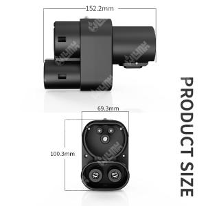 OLINK 300A CCS Combo 2 DC Adapter for Tesla Cars Electric Vehicle TPC Inlet