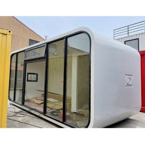 Luxury White Space Capsule Steel Prefab Home Apple Cabin Container House for