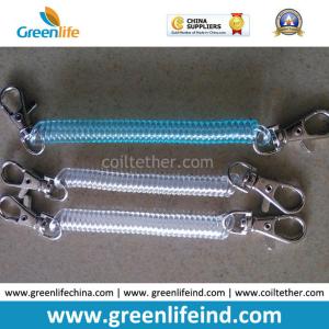 Custom Short Plastic Spring String Mobile Phone Lanyard Key Chains